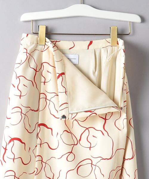 UNITED ARROWS(ユナイテッドアローズ)の「BRUSH/LINE プリント タイトスカート(スカート・レディース・オフホワイト/ブラック・36/38)」の14枚目の写真