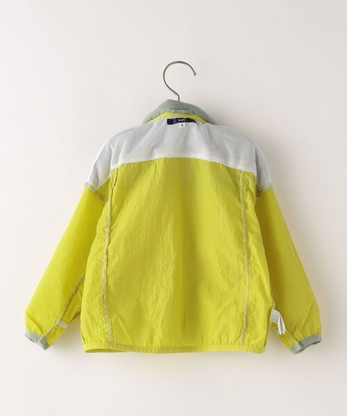 SHIPS(シップス)の「SHIPS KIDS:80~90cm / 〈撥水〉ジップ パーカー(ナイロンジャケット・キッズ・ライトグリーン/ネイビー・80/90)」の5枚目の写真