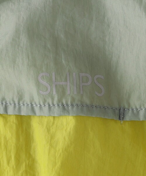 SHIPS(シップス)の「SHIPS KIDS:80~90cm / 〈撥水〉ジップ パーカー(ナイロンジャケット・キッズ・ライトグリーン/ネイビー・80/90)」の11枚目の写真