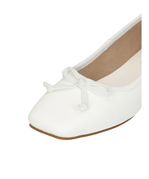 ORiental TRaffic（オリエンタルトラフィック）の「ORientalTRaffic　バレエパンプス（パンプス・レディース・ホワイト/シルバー・35/36/37/38/39）」の12枚目の写真