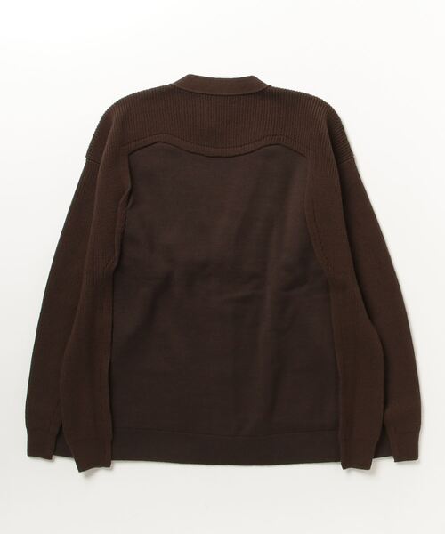 YOKE（ヨーク）の「YOKE/ヨーク/Broken Cardigan（カーディガン/ボレロ・メンズ・ブラウン・2）」の5枚目の写真