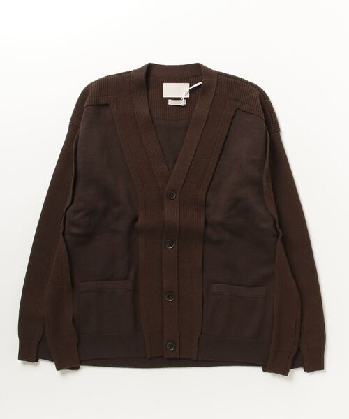 YOKE（ヨーク）の「YOKE/ヨーク/Broken Cardigan（カーディガン/ボレロ・メンズ・ブラウン・2）」の6枚目の写真