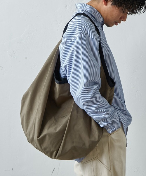 CIAOPANIC TYPY（チャオパニックティピー）の「□ワッシャーナイロンBIGトート（トートバッグ・メンズ・ブルー/ベージュ/オレンジ/ブラック・ONE SIZE）」の3枚目の写真