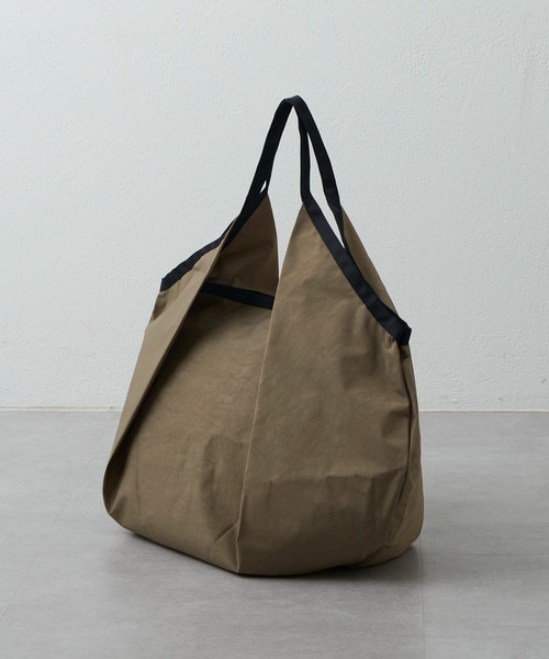 CIAOPANIC TYPY（チャオパニックティピー）の「□ワッシャーナイロンBIGトート（トートバッグ・メンズ・ブルー/ベージュ/オレンジ/ブラック・ONE SIZE）」の9枚目の写真