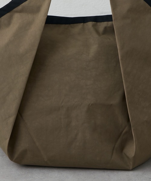 CIAOPANIC TYPY（チャオパニックティピー）の「□ワッシャーナイロンBIGトート（トートバッグ・メンズ・ブルー/ベージュ/オレンジ/ブラック・ONE SIZE）」の10枚目の写真