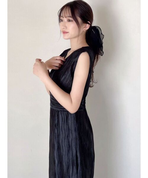 RESEXXY（リゼクシー）の「シアーリボンヘアゴム（ヘアゴム・レディース・ブラック/アイボリー/ピンク・FREE）」の4枚目の写真