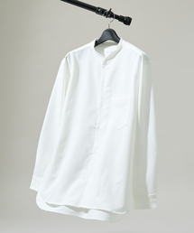 ABAHOUSE（アバハウス）の「【変形襟】シャンブレーツイル カラーレス シャツ（シャツ/ブラウス・メンズ）」