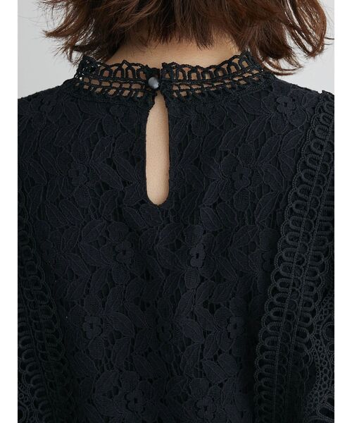 Petit fleur（プチフルール）の「・Petit　Fleur　イロイロレースキリカエブラウス（シャツ/ブラウス・レディース・ブラック/ライトグリーン/グレイッシュベージュ/オフホワイト・FREE）」の13枚目の写真