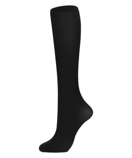 JILL STUART（ジルスチュアート）の「JILL STUART シアバター加工 消臭糸使用 60D相当 リブソックス 01058832（ソックス/靴下・レディース・ブラウン系その他2/ブラック/シルバー系その他/ブラウン系その他/スモークピンク/グレイッシュブルー/チャコールグレー/ダークネイビー・23-25cm）」の2枚目の写真