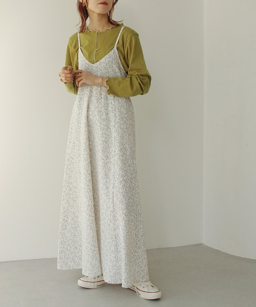 Crisp（クリスプ）の「バックリボンフラワーワンピース（ワンピース・レディース・ホワイト/アイボリー・FREE）」の15枚目の写真