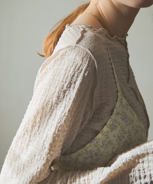 Crisp（クリスプ）の「バックリボンフラワーワンピース（ワンピース・レディース・ホワイト/アイボリー・FREE）」の13枚目の写真