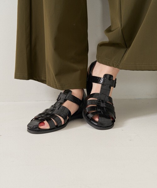 FREAK'S STORE(フリークスストア)の「Casselini/キャセリーニ カラーグルカサンダル/カラーグルカサンダル(サンダル・レディース・ターコイズブルー/ブラック・MEDIUM/LARGE/SMALL)」の5枚目の写真