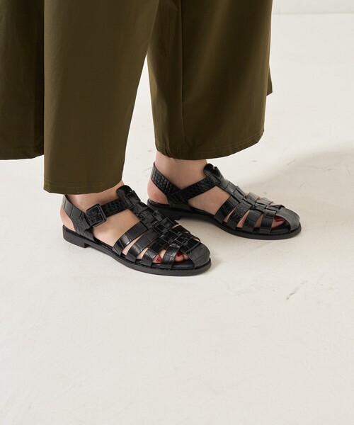 FREAK'S STORE(フリークスストア)の「Casselini/キャセリーニ カラーグルカサンダル/カラーグルカサンダル(サンダル・レディース・ターコイズブルー/ブラック・MEDIUM/LARGE/SMALL)」の6枚目の写真