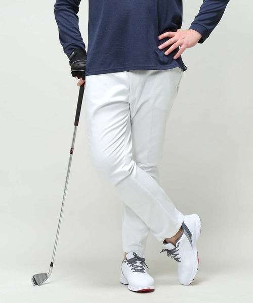 MIZUNO(ミズノ )の「ストレッチ ゴルフパンツ 無地 ムーブパンツ 伸縮 チノパンツ(チノパンツ・メンズ・ベージュ/ホワイト/グレー・5L/4L/6L)」の1枚目の写真