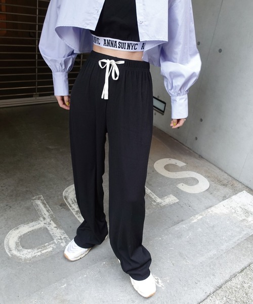 ★英国発*WEEKDAY*新作*ルーズフレアスウェットパンツ/DG★ ワンフォークロージング 1111clothing スウェットパンツ メンズ