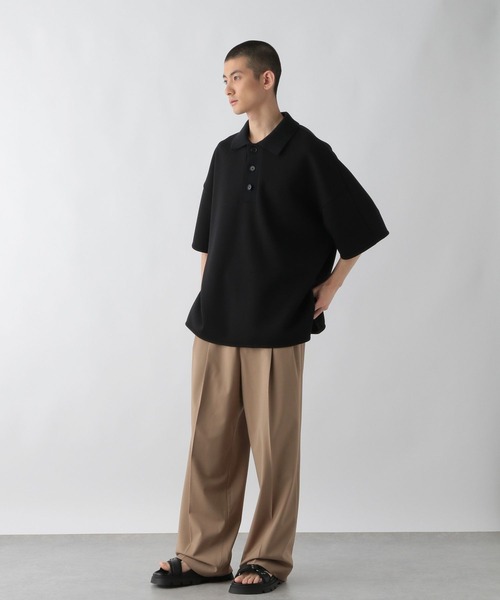 STERNBERG(スタンバーグ)の「STERNBERG/ダンボールポロシャツ/186529(ポロシャツ・メンズ・ブラック・MEDIUM/LARGE)」の14枚目の写真