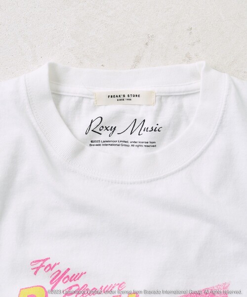 FREAK'S STORE（フリークスストア）の「ROXY MUSIC 半袖Tシャツ（Tシャツ/カットソー・レディース・オフホワイト/ブラック・ﾌﾘ-）」の12枚目の写真