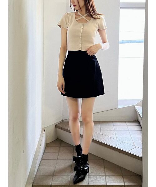 EATME(イートミー)の「コルセットラインスカート(スカート・レディース・その他1/ピンク/ブラック・SMALL/MEDIUM)」の9枚目の写真