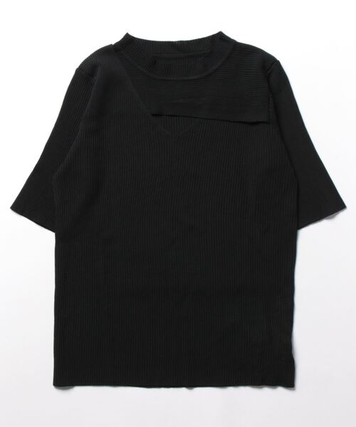 SPIGA（スピーガ）の「胸開きﾘﾌﾞﾄｯﾌﾟｽ（その他トップス・レディース・ピンク/ブラック/グリーン/ベージュ/ホワイト・FREE）」の7枚目の写真