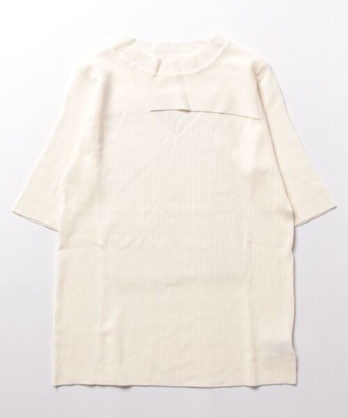 SPIGA（スピーガ）の「胸開きﾘﾌﾞﾄｯﾌﾟｽ（その他トップス・レディース・ピンク/ブラック/グリーン/ベージュ/ホワイト・FREE）」の8枚目の写真