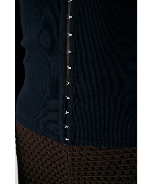 MOUSSY(マウジー)の「BOLERO AND CAMI セット(カーディガン/ボレロ・レディース・ブラック/ライトベージュ/ブラック系その他/ブルー系その他・FREE)」の15枚目の写真