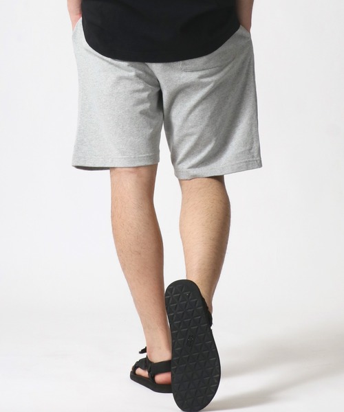 Champion（チャンピオン）の「Champion/チャンピオン コットンUSA ヘビーウェイト カットソー ロゴ ワンポイント刺繍 ショートパンツ/ハーフパンツ/無地ショーツ/レディース メンズ（スウェットパンツ・メンズ・ネイビー/チャコール/ホワイト/ブラック/グレー・M/XL/L）」の21枚目の写真