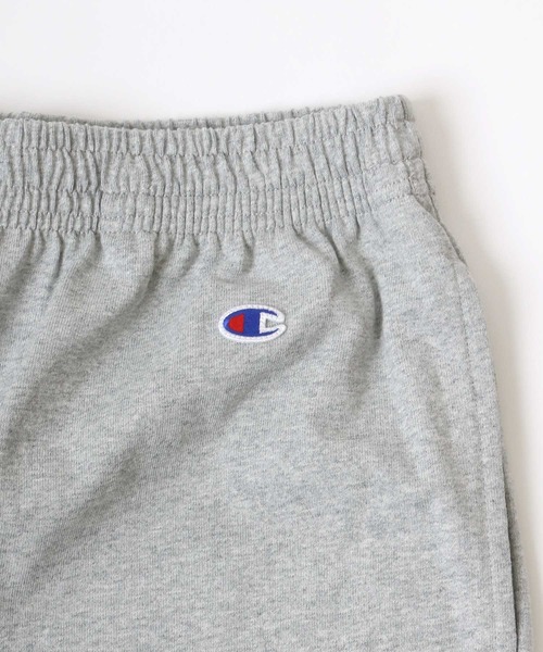 Champion（チャンピオン）の「Champion/チャンピオン コットンUSA ヘビーウェイト カットソー ロゴ ワンポイント刺繍 ショートパンツ/ハーフパンツ/無地ショーツ/レディース メンズ（スウェットパンツ・メンズ・ネイビー/チャコール/ホワイト/ブラック/グレー・M/XL/L）」の9枚目の写真