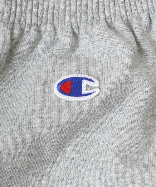 Champion（チャンピオン）の「Champion/チャンピオン コットンUSA ヘビーウェイト カットソー ロゴ ワンポイント刺繍 ショートパンツ/ハーフパンツ/無地ショーツ/レディース メンズ（スウェットパンツ・メンズ・ネイビー/チャコール/ホワイト/ブラック/グレー・M/XL/L）」の10枚目の写真