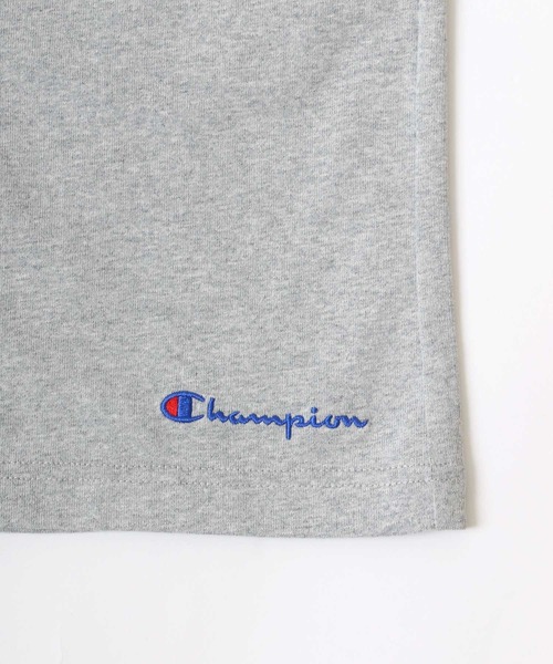 Champion（チャンピオン）の「Champion/チャンピオン コットンUSA ヘビーウェイト カットソー ロゴ ワンポイント刺繍 ショートパンツ/ハーフパンツ/無地ショーツ/レディース メンズ（スウェットパンツ・メンズ・ネイビー/チャコール/ホワイト/ブラック/グレー・M/XL/L）」の12枚目の写真