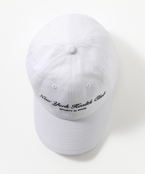 SPORTY&RICH（スポーティアンドリッチ）の「【SPORTY&RICH / スポーティアンドリッチ】NY HEALTH CLUB HAT（キャップ・メンズ・ホワイト・FREE）」の5枚目の写真