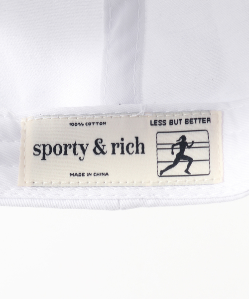SPORTY&RICH（スポーティアンドリッチ）の「【SPORTY&RICH / スポーティアンドリッチ】NY HEALTH CLUB HAT（キャップ・メンズ・ホワイト・FREE）」の10枚目の写真