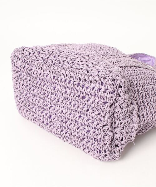 ROOTOTE（ルートート）の「ルートート/手編み EU.デリ.パニエ-A（かごバッグ・レディース・ミント/クリーム/ラベンダー/ピンク/スミクロ/ブルー・FREE）」の12枚目の写真