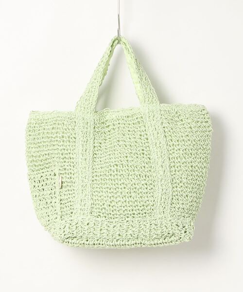 ROOTOTE（ルートート）の「ルートート/手編み EU.デリ.パニエ-A（かごバッグ・レディース・ミント/クリーム/ラベンダー/ピンク/スミクロ/ブルー・FREE）」の3枚目の写真