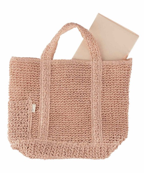 ROOTOTE（ルートート）の「ルートート/手編み EU.デリ.パニエ-A（かごバッグ・レディース・ミント/クリーム/ラベンダー/ピンク/スミクロ/ブルー・FREE）」の14枚目の写真