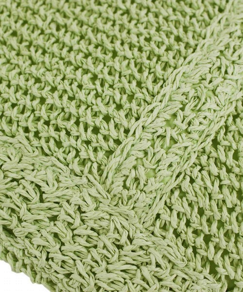 ROOTOTE（ルートート）の「ルートート/手編み EU.デリ.パニエ-A（かごバッグ・レディース・ミント/クリーム/ラベンダー/ピンク/スミクロ/ブルー・FREE）」の11枚目の写真