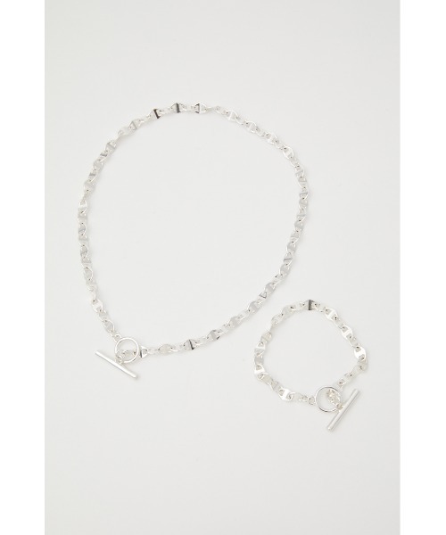 SLY（スライ）の「R/C 3WAY CHAIN ACCESSORY リアルコーティング 3ウェイ チェーン アクセサリー ネックレス ブレスレッド（ネックレス・レディース・シルバー・FREE）」の8枚目の写真