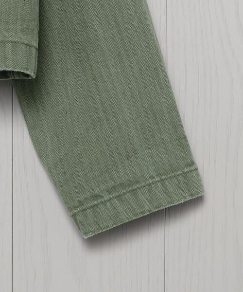 H BEAUTY&YOUTH UNITED ARROWS(エイチビューティーアンドユースユナイテッドアローズ)の「<H>HERRINGBONE MARIN UTILTY JACKET/ジャケット(カバーオール・メンズ・オリーブ・S/M)」の11枚目の写真