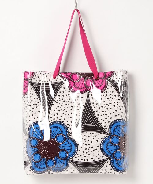 kakatoo（カカトゥ）の「カカトゥ kakatoo / アフリカンプリントマーケットトートバッグ（トートバッグ・レディース・アイボリー/ブルー/グリーン・FREE）」の5枚目の写真