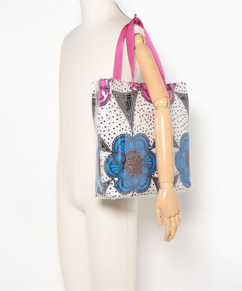 kakatoo（カカトゥ）の「カカトゥ kakatoo / アフリカンプリントマーケットトートバッグ（トートバッグ・レディース・アイボリー/ブルー/グリーン・FREE）」の8枚目の写真