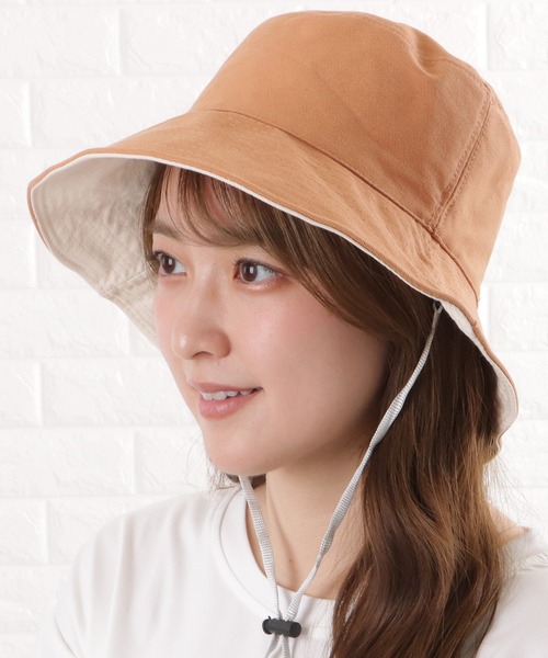 セール】ワイヤー入りリバーシブルバケットハット（ハット