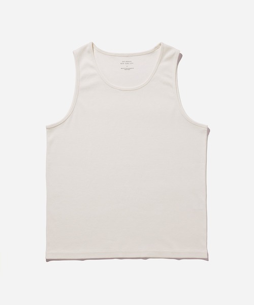 Saturdays NYC（サタデーズ ニューヨークシティ ）の「Cotton Rib Tank（タンクトップ・メンズ・ブラック/オフホワイト・X-SMALL/M/S/L/XL）」の6枚目の写真