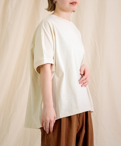 「タグ付新品未使用」北欧暮らしの道具店　パーマネントエイジ　コットン天竺Tシャツ Brocante / ブロカント] ヴィンテージ天竺 ココンTシャツ
