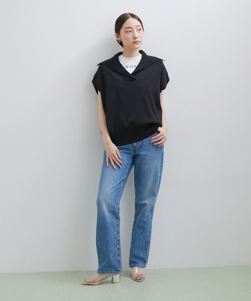 ADAM ET ROPE'（アダムエロペ）の「クリアミュール（サンダル・レディース・シルバー/ブラック・23.0cm/23.5cm/24.0cm/24.5cm）」の7枚目の写真