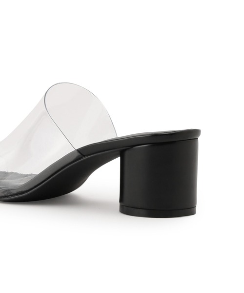 ADAM ET ROPE'（アダムエロペ）の「クリアミュール（サンダル・レディース・シルバー/ブラック・23.0cm/23.5cm/24.0cm/24.5cm）」の13枚目の写真