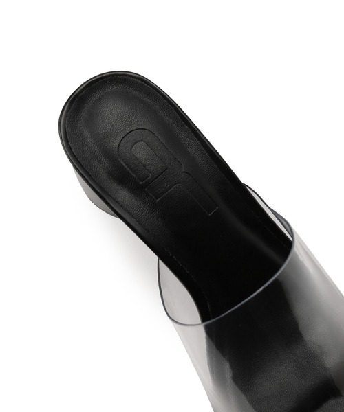 ADAM ET ROPE'（アダムエロペ）の「クリアミュール（サンダル・レディース・シルバー/ブラック・23.0cm/23.5cm/24.0cm/24.5cm）」の14枚目の写真