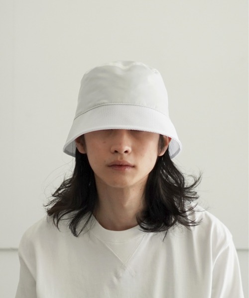 WhoWhat（フーワット）の「【EXCLUSIVE】who what MESH BRIM BUCKET HAT（ハット・メンズ・ブラック/ホワイト・F）」の2枚目の写真