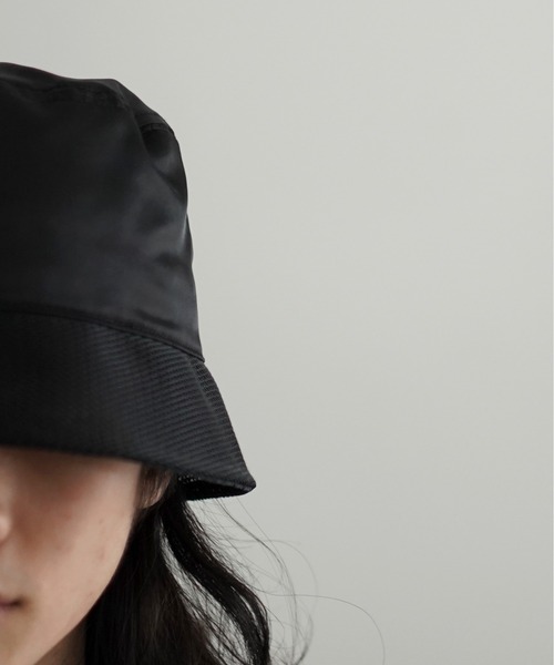 WhoWhat（フーワット）の「【EXCLUSIVE】who what MESH BRIM BUCKET HAT（ハット・メンズ・ブラック/ホワイト・F）」の8枚目の写真