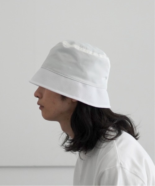 WhoWhat（フーワット）の「【EXCLUSIVE】who what MESH BRIM BUCKET HAT（ハット・メンズ・ブラック/ホワイト・F）」の3枚目の写真