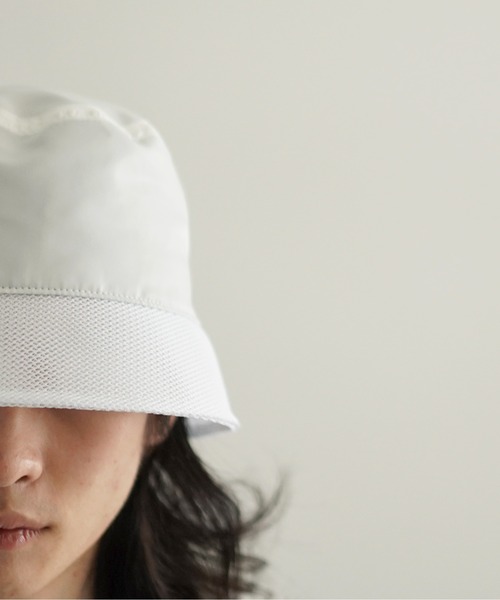 WhoWhat（フーワット）の「【EXCLUSIVE】who what MESH BRIM BUCKET HAT（ハット・メンズ・ブラック/ホワイト・F）」の5枚目の写真