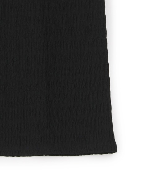 ROPE' PICNIC（ロペピクニック）の「リンクコーデ/シャーリングカットジャガードキャミワンピース（ワンピース・レディース・ブラック/ブルー/ライトグリーン・38）」の14枚目の写真